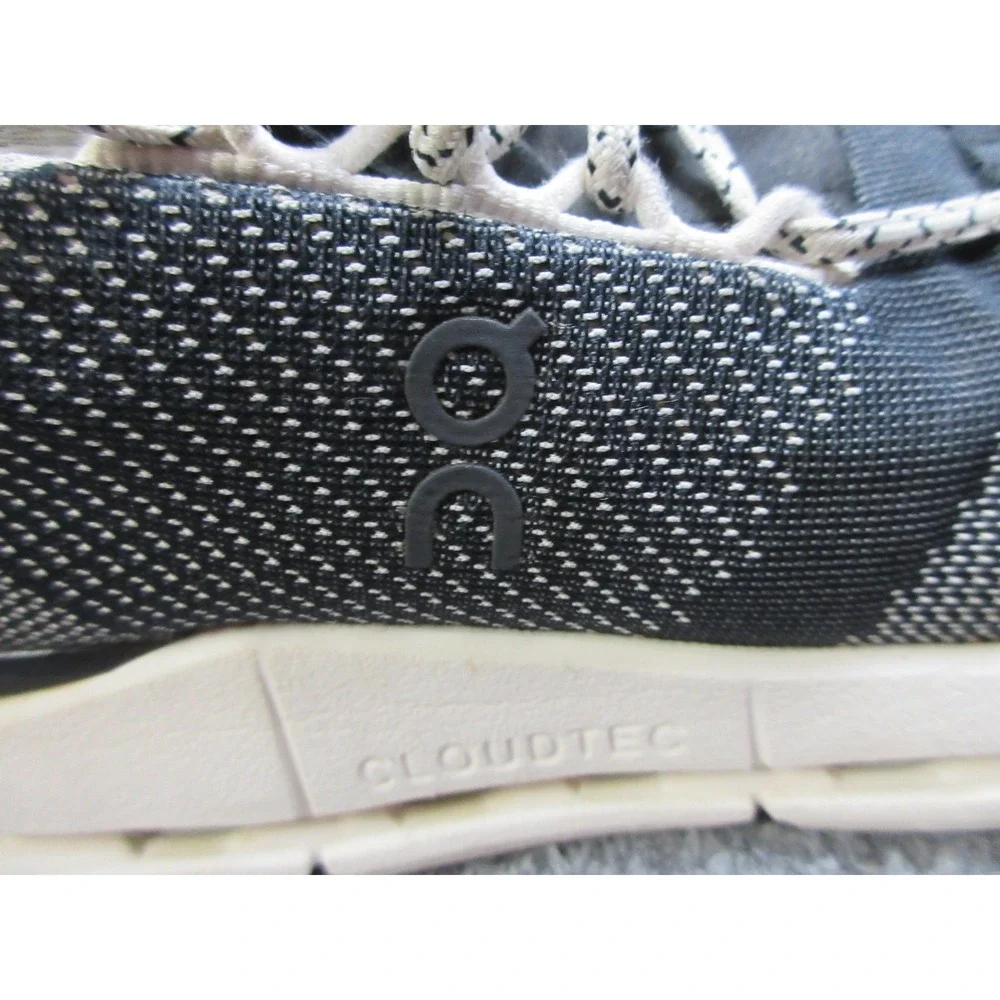On Cloudnova Shoes Womens Size 8.5 Black White CloudTec Swiss Running Sneakers
